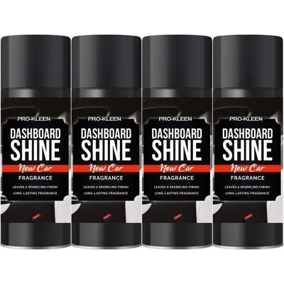 ProKleen - Dashboard Shine - 4x400ml - Car Trim - Cleaner ProKleen - Dashboard Shine - 4x400ml - Car Trim - Cleaner