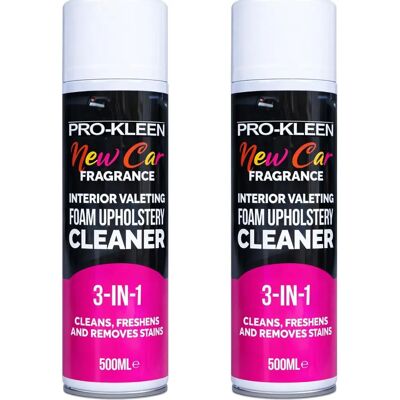 Pro-Kleen - Upholstery Foam Cleaner - 2 x 500ml - Interior Car Cleaner Pro-Kleen - Upholstery Foam Cleaner - 2 x 500ml - Interior Car Cleaner
