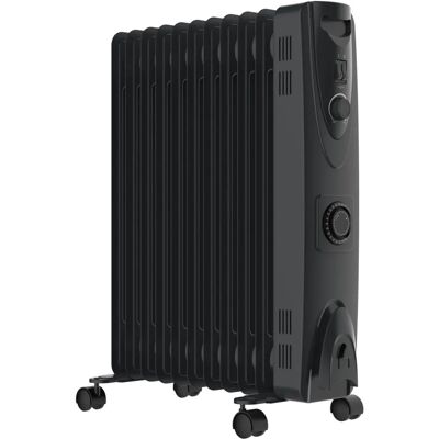 MYLEK - 2.5kW 11 Fin Timer - Oil-Filled Radiator MYLEK - 2.5kW 11 Fin Timer - Oil-Filled Radiator