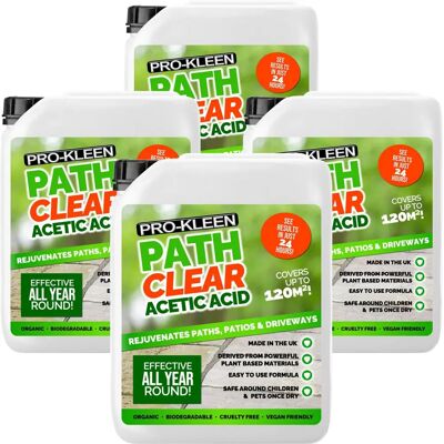 ProKleen Path Cleaner - 30% Acetic Acid - Eco-friendly - UK ProKleen Path Cleaner - 30% Acetic Acid - Eco-friendly - UK