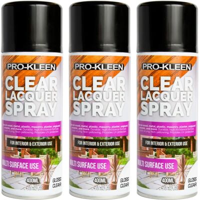 Pro-Kleen - Multi-surface Lacquer - Clear - Spray Pro-Kleen - Multi-surface Lacquer - Clear - Spray