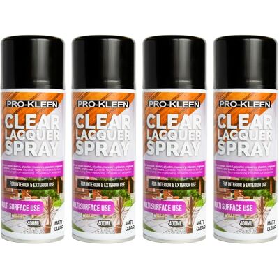 Pro-Kleen - Multi-surface Clear Lacquer - Spray Pro-Kleen - Multi-surface Clear Lacquer - Spray