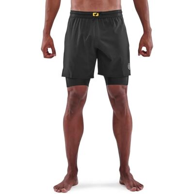 SKINS Homme Series-3 Superpose Half Tight - Noir - L - Publicité SKINS Homme Series-3 Superpose Half Tight - Noir - L - Publicité