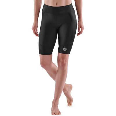 Skins Series-3 Stretch Waist Womens Training Half Tights Shorts - Sportswear Skins Series-3 Stretch Waist Womens Training Half Tights Shorts - Sportswear