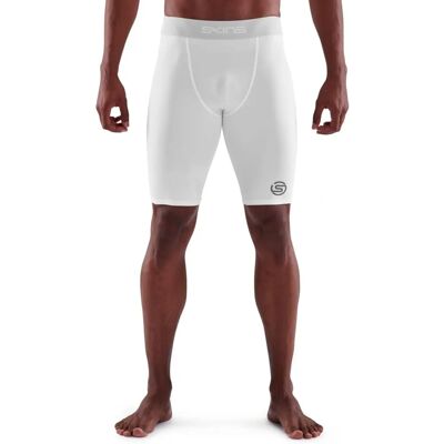 Skins Series-1 SK Shorts - Pantaloncini compressivi bianchi da uomo Skins Series-1 SK Shorts - Pantaloncini compressivi bianchi da uomo
