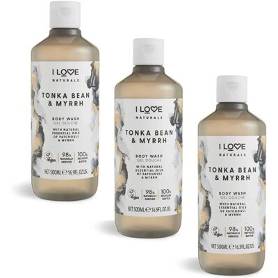 I Love Naturals - Tonka Bean & Myrrh - Patchouli - Body Wash I Love Naturals - Tonka Bean & Myrrh - Patchouli - Body Wash
