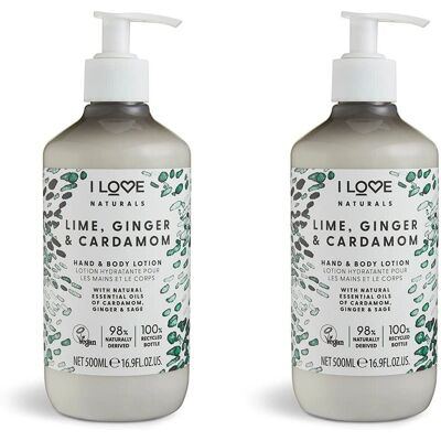 I Love Naturals - Lime Ginger Cardamon - Body Lotion I Love Naturals - Lime Ginger Cardamon - Body Lotion