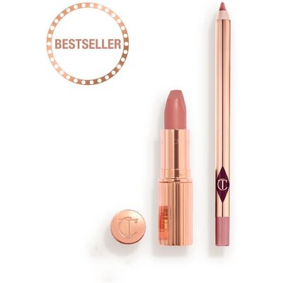Charlotte Tilbury Pillow Talk Lip Kit - Makeup Kit - Lipstick and Lip Liner Duo Charlotte Tilbury Pillow Talk Lip Kit - Makeup Kit - Lipstick and Lip Liner Duo