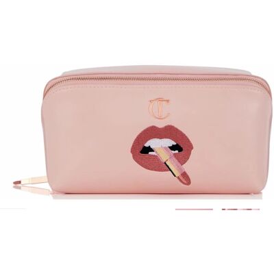 Charlotte Tilbury Pillow Talk Makeup Bag - Limited Edition Beauty Organizer Charlotte Tilbury Pillow Talk Makeup Bag - Limited Edition Beauty Organizer