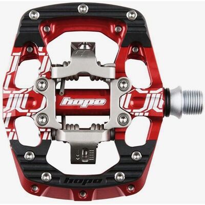 Hope Union GC Pedals - Red - Downhill Clip-In Hope Union GC Pedals - Red - Downhill Clip-In