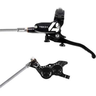 Hope Tech 4 V4 Disc Brake - Black - Front - RH - 1600mm Hope Tech 4 V4 Disc Brake - Black - Front - RH - 1600mm