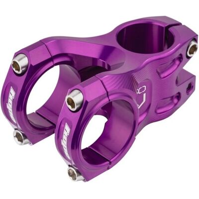 Potence en alliage Hope Gravity 35 - Violet - 57mm - Accessoire VTT - Publicité Potence en alliage Hope Gravity 35 - Violet - 57mm - Accessoire VTT - Publicité
