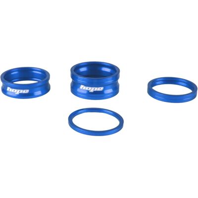 Hope Space Doctor Set - Bleu - Espaciateurs pour Vélo - Publicité Hope Space Doctor Set - Bleu - Espaciateurs pour Vélo - Publicité