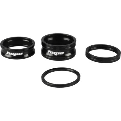 Hope Space Doctor Set - Noir - Espaceur pour 1 1/8" - Pièce de vélo - Publicité Hope Space Doctor Set - Noir - Espaceur pour 1 1/8" - Pièce de vélo - Publicité