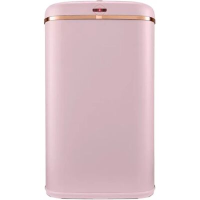 Tower Pink 58L Sensor Waste Bin - Oval Steel Tower Pink 58L Sensor Waste Bin - Oval Steel