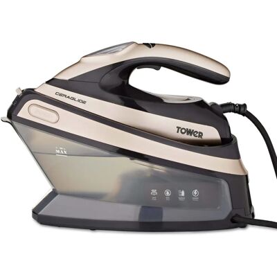 Tower T22024GLD - Black, Champagne - Steam Station Tower T22024GLD - Black, Champagne - Steam Station