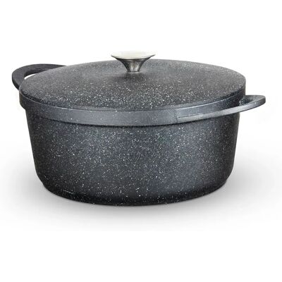 Tower T900192 28cm Black Casserole Dish - Cooking & Baking Tool Tower T900192 28cm Black Casserole Dish - Cooking & Baking Tool