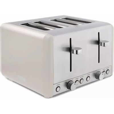 Tower T20051MSH - Stainless Steel, Chrome, Cream - Toaster Tower T20051MSH - Stainless Steel, Chrome, Cream - Toaster