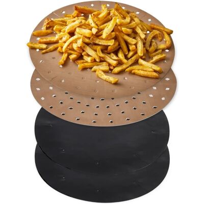 Tower 4 Pack of Circular Air Fryer Liners - Fit 5-7L Tower 4 Pack of Circular Air Fryer Liners - Fit 5-7L
