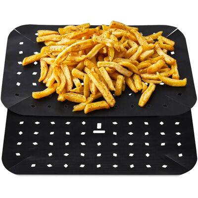 Tower 2 Pk 9L Dual Air Fryer Liners - Air Fryer Accessories Tower 2 Pk 9L Dual Air Fryer Liners - Air Fryer Accessories
