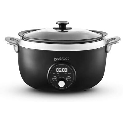 Tower GF16010 Slow Cooker - 3.5L, Black, Digital, 3 Heat Settings Tower GF16010 Slow Cooker - 3.5L, Black, Digital, 3 Heat Settings