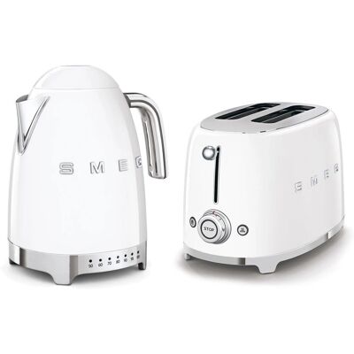 Smeg 50's Style Retro Range Breakfast Set - Kettle & Toaster Smeg 50's Style Retro Range Breakfast Set - Kettle & Toaster