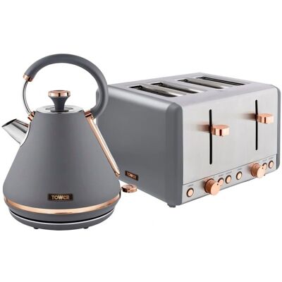 Tower Cavaletto Kitchen Set - Rapid Boil Kettle & Toaster Tower Cavaletto Kitchen Set - Rapid Boil Kettle & Toaster