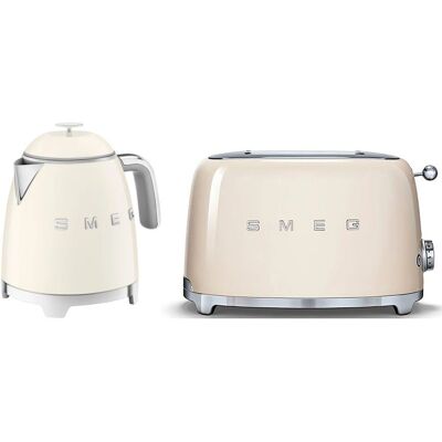 Smeg Retro Range Breakfast Set - Mini Kettle & Toaster Smeg Retro Range Breakfast Set - Mini Kettle & Toaster