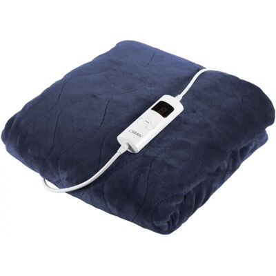 Carmen C81148BLU Electric Blanket - Navy Blue, 85W, 9 Heat Settings Carmen C81148BLU Electric Blanket - Navy Blue, 85W, 9 Heat Settings