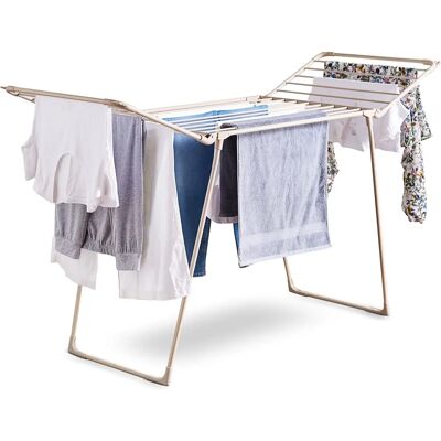Tower Latte Winged Clothes Airer Latte - Clothes Airer Tower Latte Winged Clothes Airer Latte - Clothes Airer