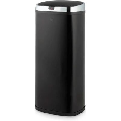 Swan 50L Square Sensor Bin - Black - Sensor Bin Swan 50L Square Sensor Bin - Black - Sensor Bin