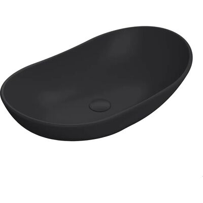 Nuie 615mm Vessel Oval Sit-On Countertop Basin - Bathroom Sink Nuie 615mm Vessel Oval Sit-On Countertop Basin - Bathroom Sink