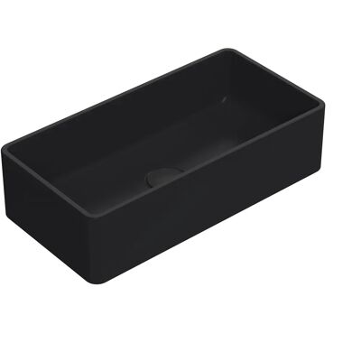 Nuie Vessel 465mm Rectangular Sit-On Countertop Basin - Bathroom Nuie Vessel 465mm Rectangular Sit-On Countertop Basin - Bathroom