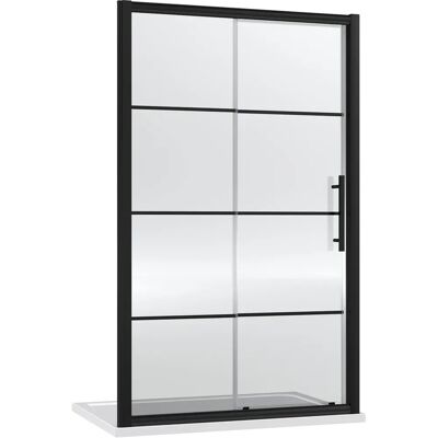 Hudson Reed Apex Black Sliding Shower Enclosure - Rectangular 1200mm x 900mm Hudson Reed Apex Black Sliding Shower Enclosure - Rectangular 1200mm x 900mm