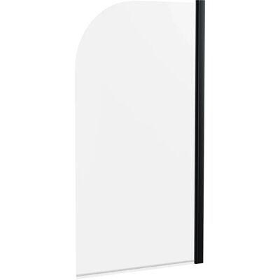 Balterley - Black Bath Screen - 6mm Toughened Glass - Bath Screen Balterley - Black Bath Screen - 6mm Toughened Glass - Bath Screen