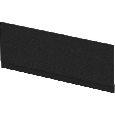 Balterley - 1700mm Bath Front Panel - Woodgrain Charcoal Black - Panel Balterley - 1700mm Bath Front Panel - Woodgrain Charcoal Black - Panel