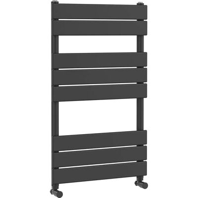Nuie Designer Heated Towel Rail 840mmx500mm Anthracite - Heated Towel Rail Nuie Designer Heated Towel Rail 840mmx500mm Anthracite - Heated Towel Rail