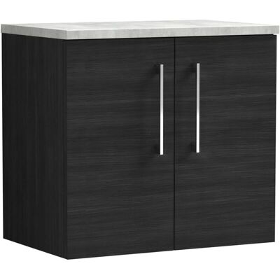 Nuie - Arno - Charcoal Woodgrain - 600mm - Skříňka pod umyvadku Nuie - Arno - Charcoal Woodgrain - 600mm - Skříňka pod umyvadku