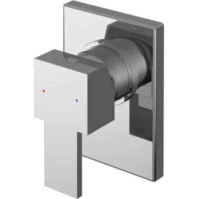 Balterley Ripple Square Chrome 120mm Shower Valve Balterley Ripple Square Chrome 120mm Shower Valve