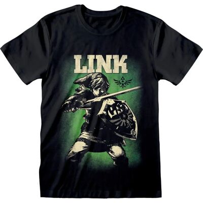 The Legend Of Zelda - Héros d'Hyrule - T-Shirt Manches Courtes - Noir - Publicité The Legend Of Zelda - Héros d'Hyrule - T-Shirt Manches Courtes - Noir - Publicité