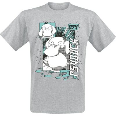 Pokémon Psyduck T-paita - Heather Grey - Lyhythihainen - Unisex - XXL - Tuotetyyppi Pokémon Psyduck T-paita - Heather Grey - Lyhythihainen - Unisex - XXL - Tuotetyyppi