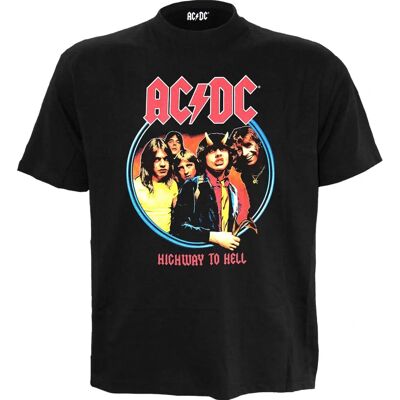 Heroes Inc AC/DC Highway To Hell T-Shirt - Hochwertig - 100% Baumwolle - Verschiedene Größen - T-Shirt Heroes Inc AC/DC Highway To Hell T-Shirt - Hochwertig - 100% Baumwolle - Verschiedene Größen - T-Shirt