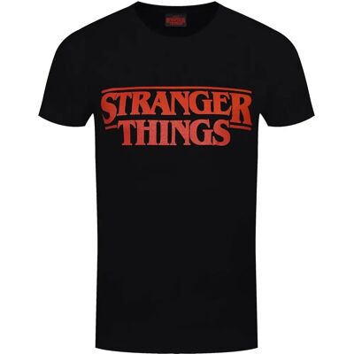 Stranger Things Modell XXL - Logo T-Shirt - Schwarz Stranger Things Modell XXL - Logo T-Shirt - Schwarz