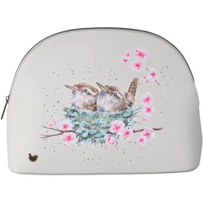 Wrendale Large Cosmetic Bag - Home Tweet Home - Wildlife Design Wrendale Large Cosmetic Bag - Home Tweet Home - Wildlife Design
