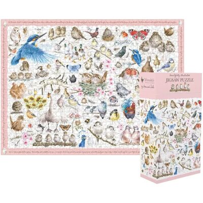 Wrendale Designs Garden Birds Puzzle - 1000 Pieces Wrendale Designs Garden Birds Puzzle - 1000 Pieces
