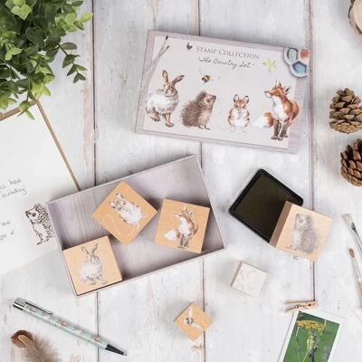Wrendale Designs The Country Set Ink Stamp Set - Stamp Set Wrendale Designs The Country Set Ink Stamp Set - Stamp Set