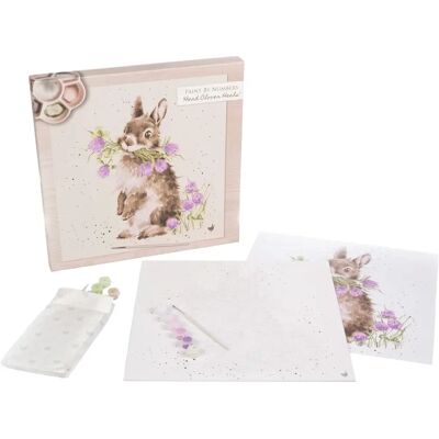 Wrendale Designs Hannah Dale Tête Trèfle Pattes de Lapin Peindre par Numéros - Kit d'Art - Publicité Wrendale Designs Hannah Dale Tête Trèfle Pattes de Lapin Peindre par Numéros - Kit d'Art - Publicité