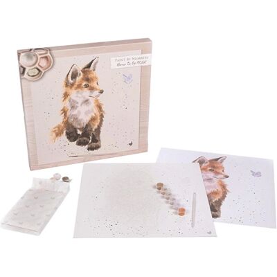 Wrendale Designs Hannah Dale Born To Be Wild Fox Paint by Numbers - Art Kit Wrendale Designs Hannah Dale Born To Be Wild Fox Paint by Numbers - Art Kit