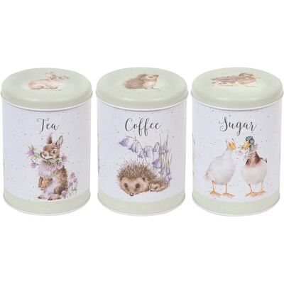 Ensemble thé, café et sucre Wrendale Designs Vert Animal - Publicité Ensemble thé, café et sucre Wrendale Designs Vert Animal - Publicité
