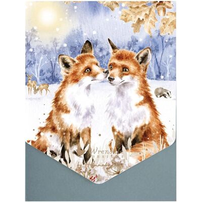 Wrendale Footprints in The Snow - 8 cards - Greeting cards Wrendale Footprints in The Snow - 8 cards - Greeting cards
